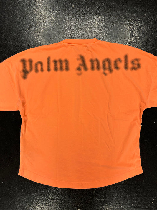 PALM ANGELS BLUR ORANGE TEE (PRE OWNED)