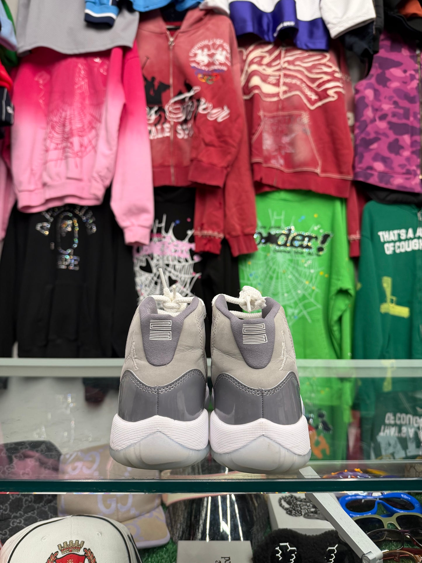 JORDAN 11 COOL GREY (PRE-OWNED W/ BOX)