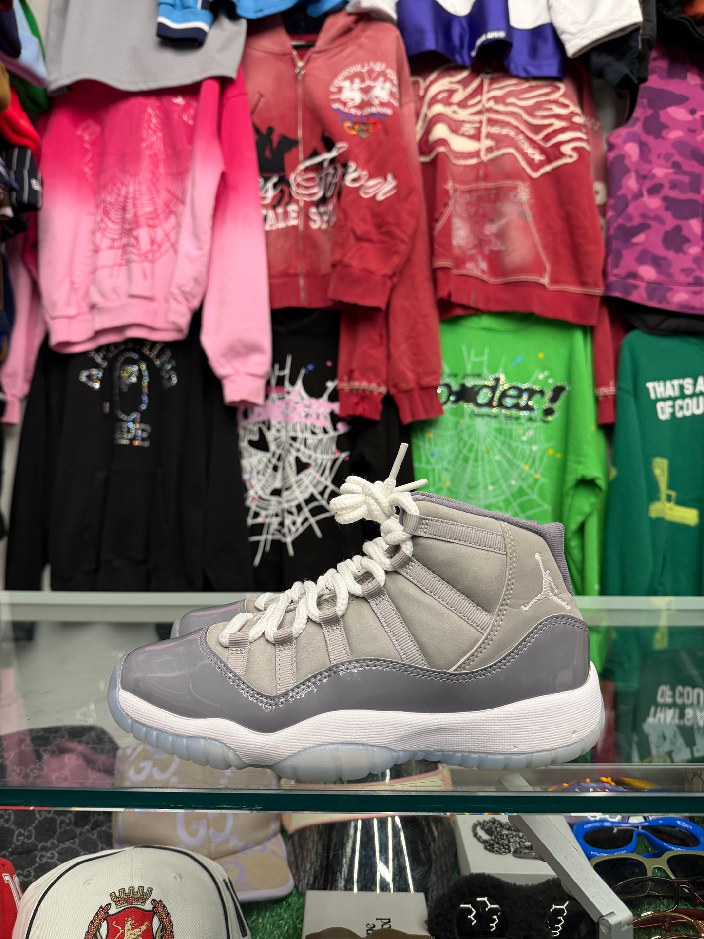 JORDAN 11 COOL GREY (PRE-OWNED W/ BOX)