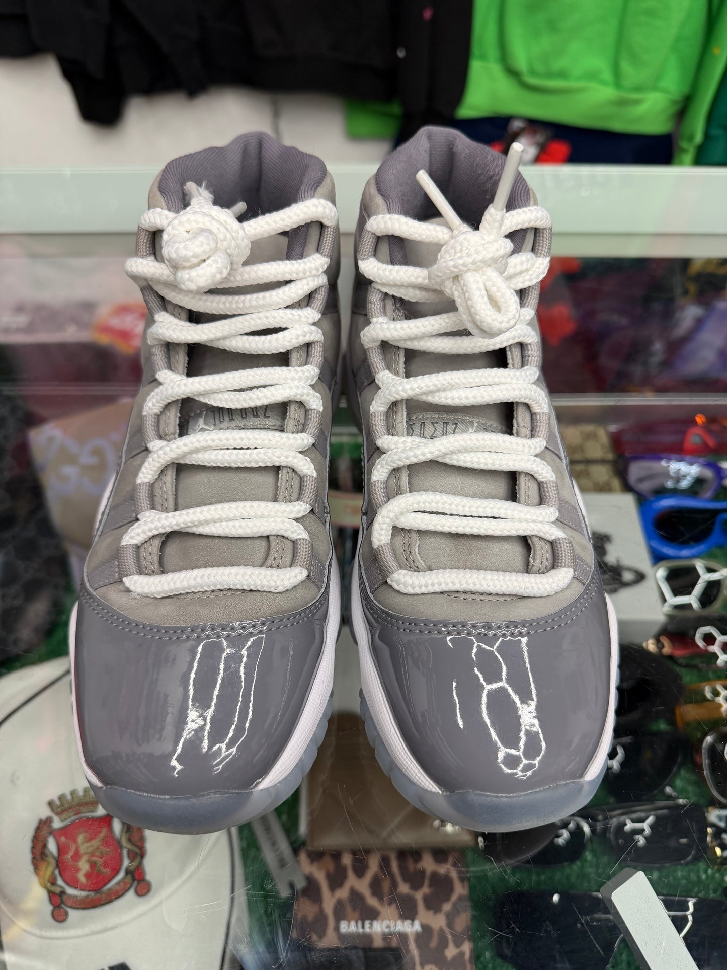 JORDAN 11 COOL GREY (PRE-OWNED W/ BOX)