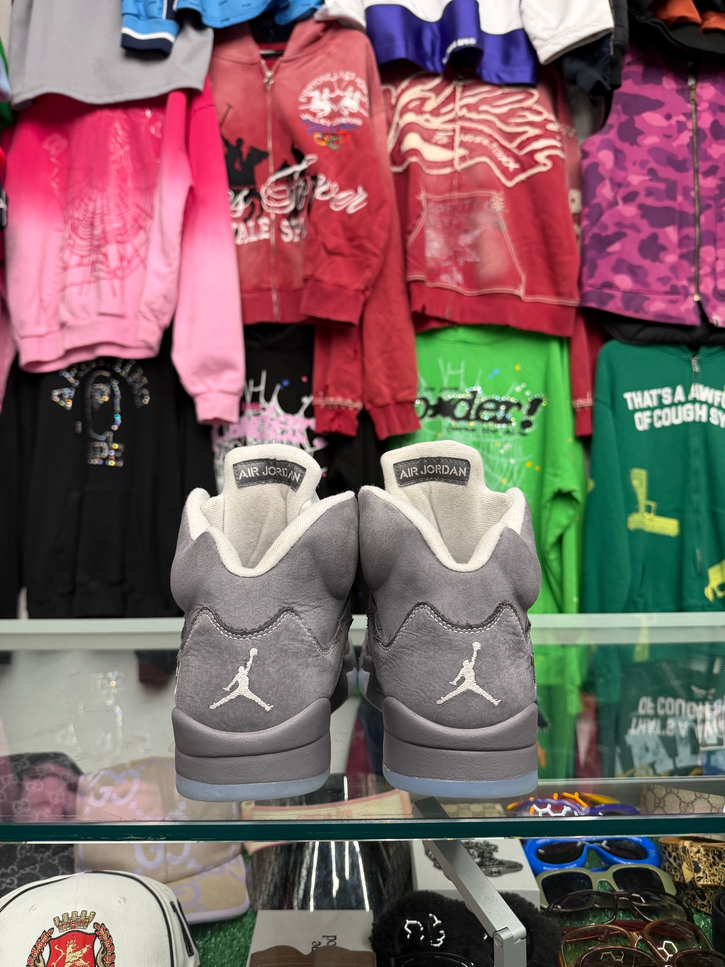 JORDAN 5 WOLF GREY (PRE-OWNED W/ BOX)