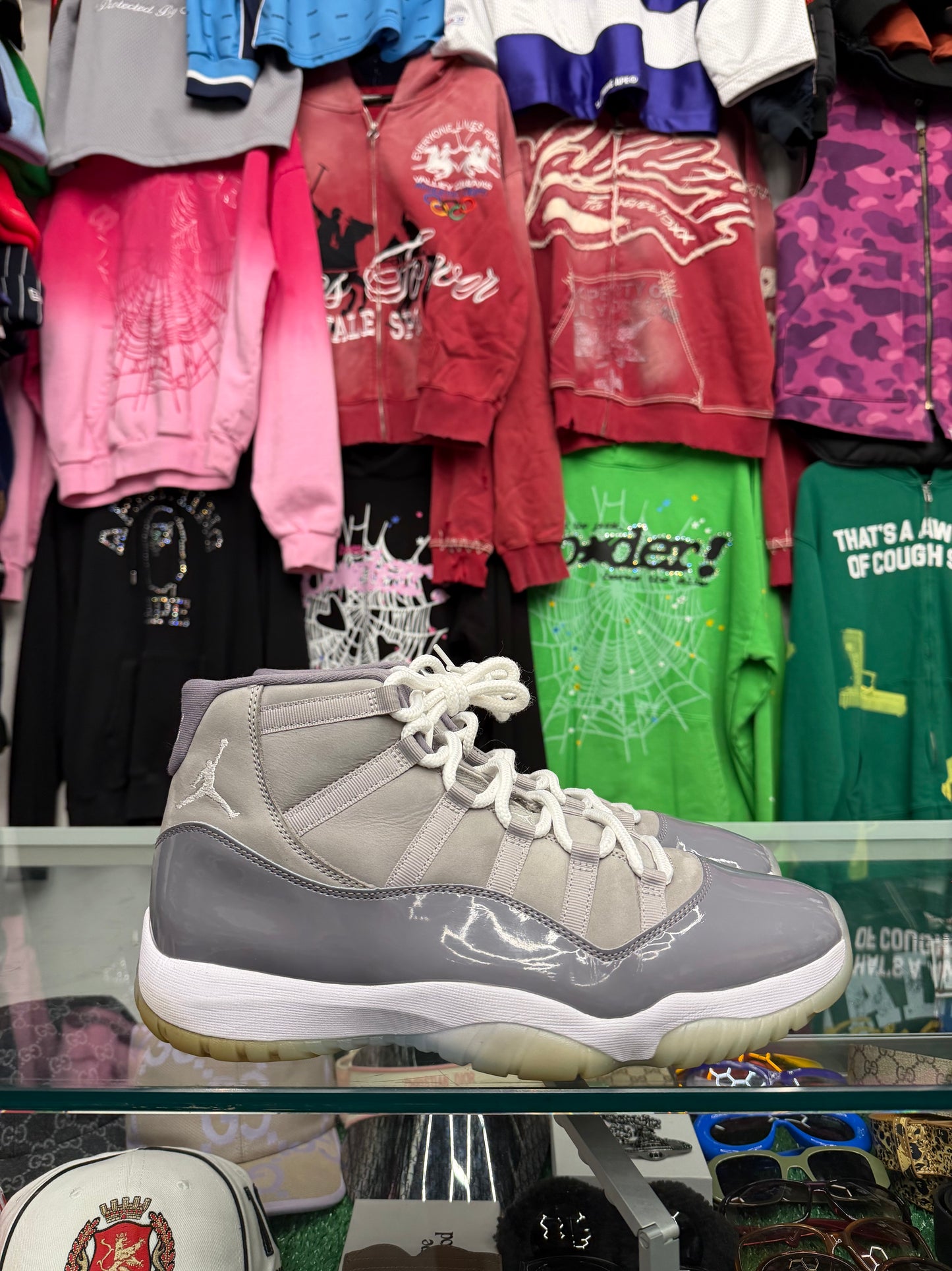 JORDAN 11 COOL GREY (PRE-OWNED W/ BOX)