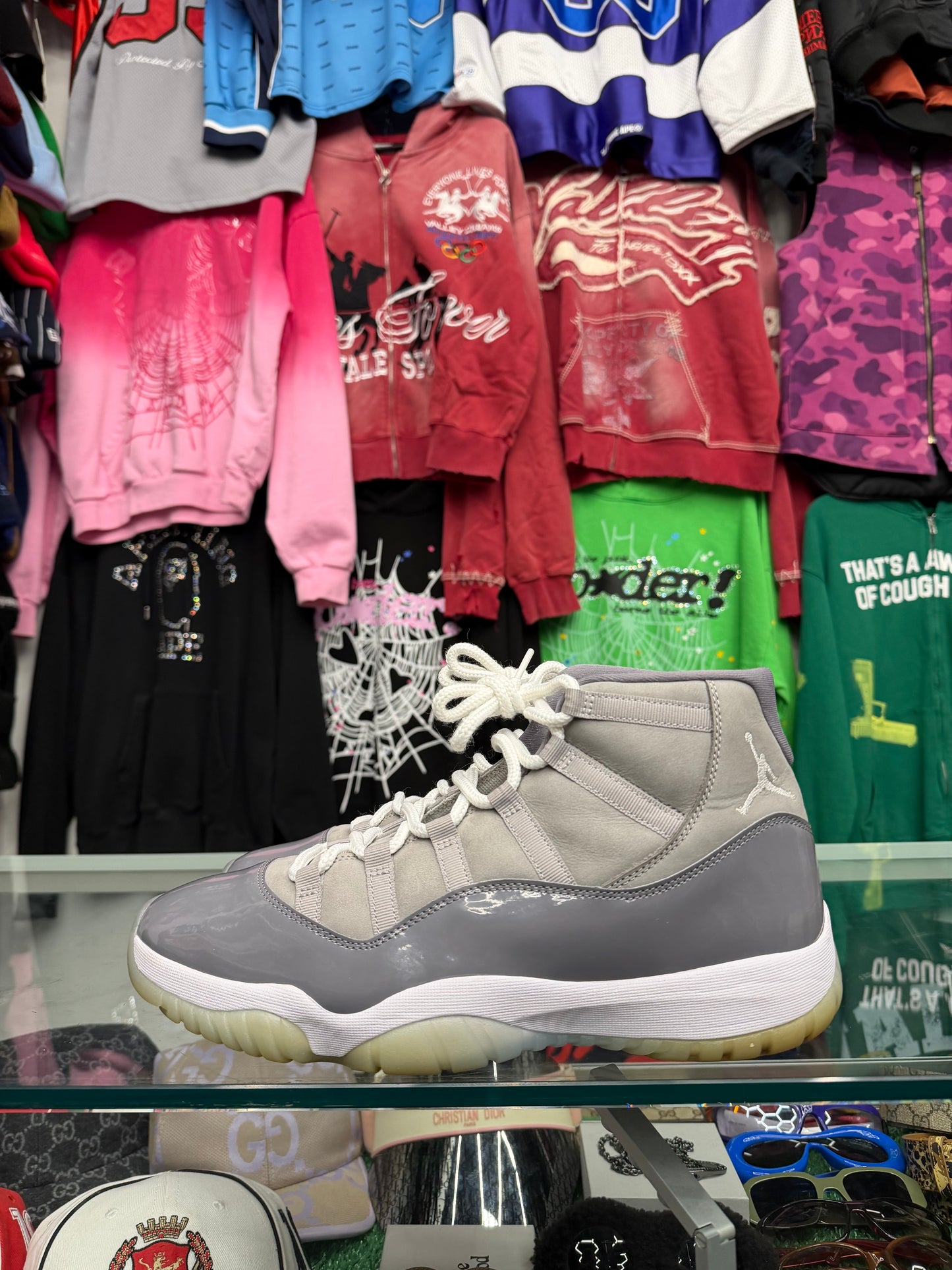 JORDAN 11 COOL GREY (PRE-OWNED W/ BOX)