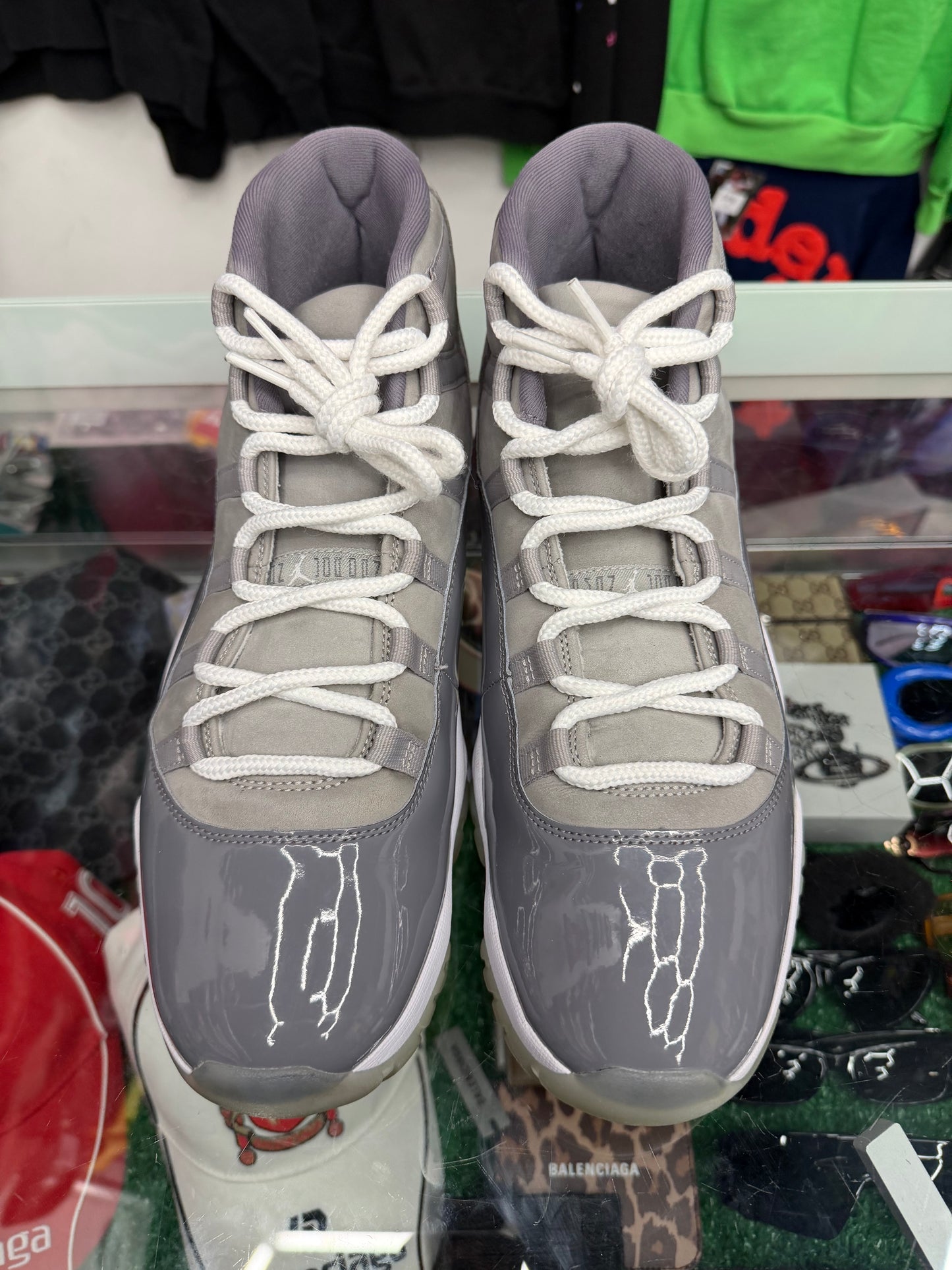 JORDAN 11 COOL GREY (PRE-OWNED W/ BOX)