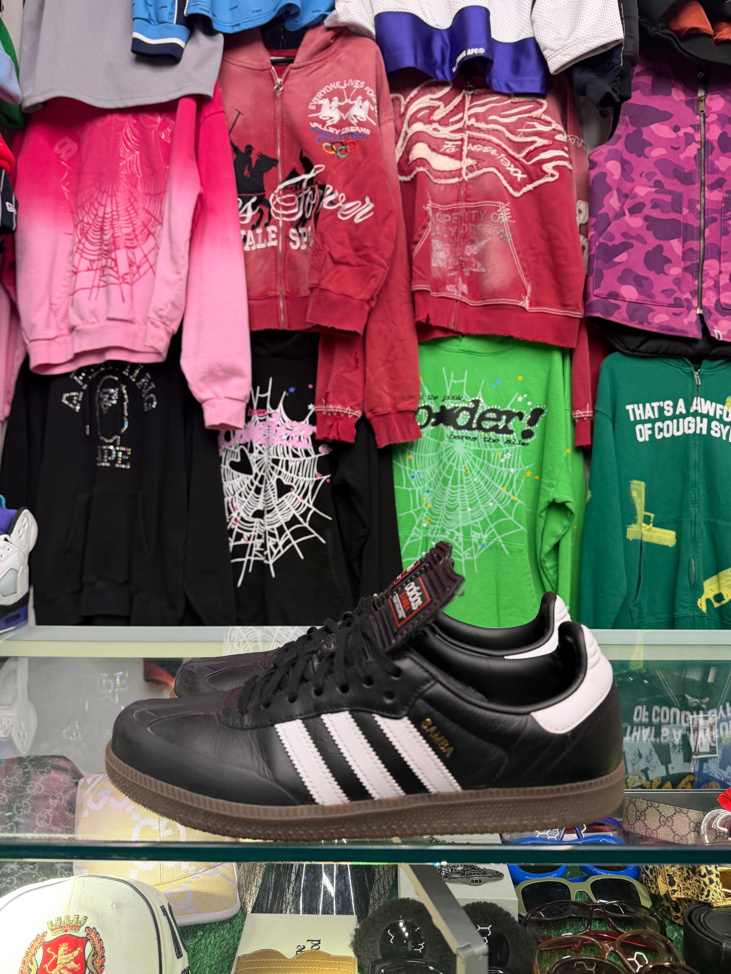 ADIDAS BAPE SAMBA (PRE-OWNED W/ BOX)