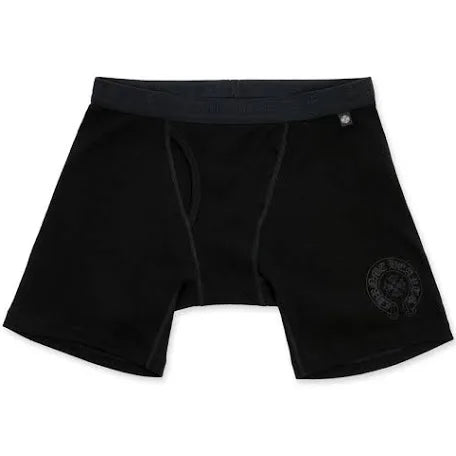 CHROME HEARTS LONG BOXER BRIEFS BLACK (BRAND NEW)