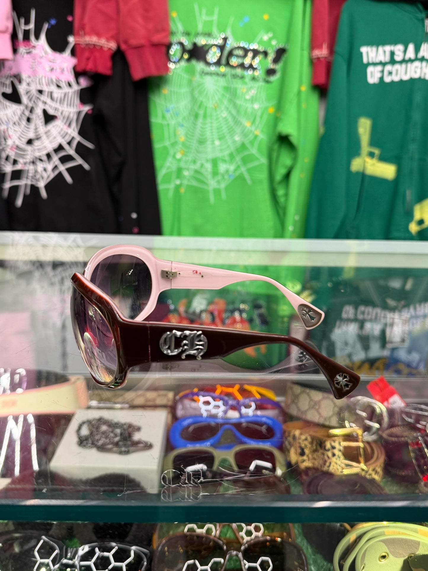 CHROME HEARTS SWEET YOUNG THANG SUNGLASSES (PRE-OWNED W/ CASE)