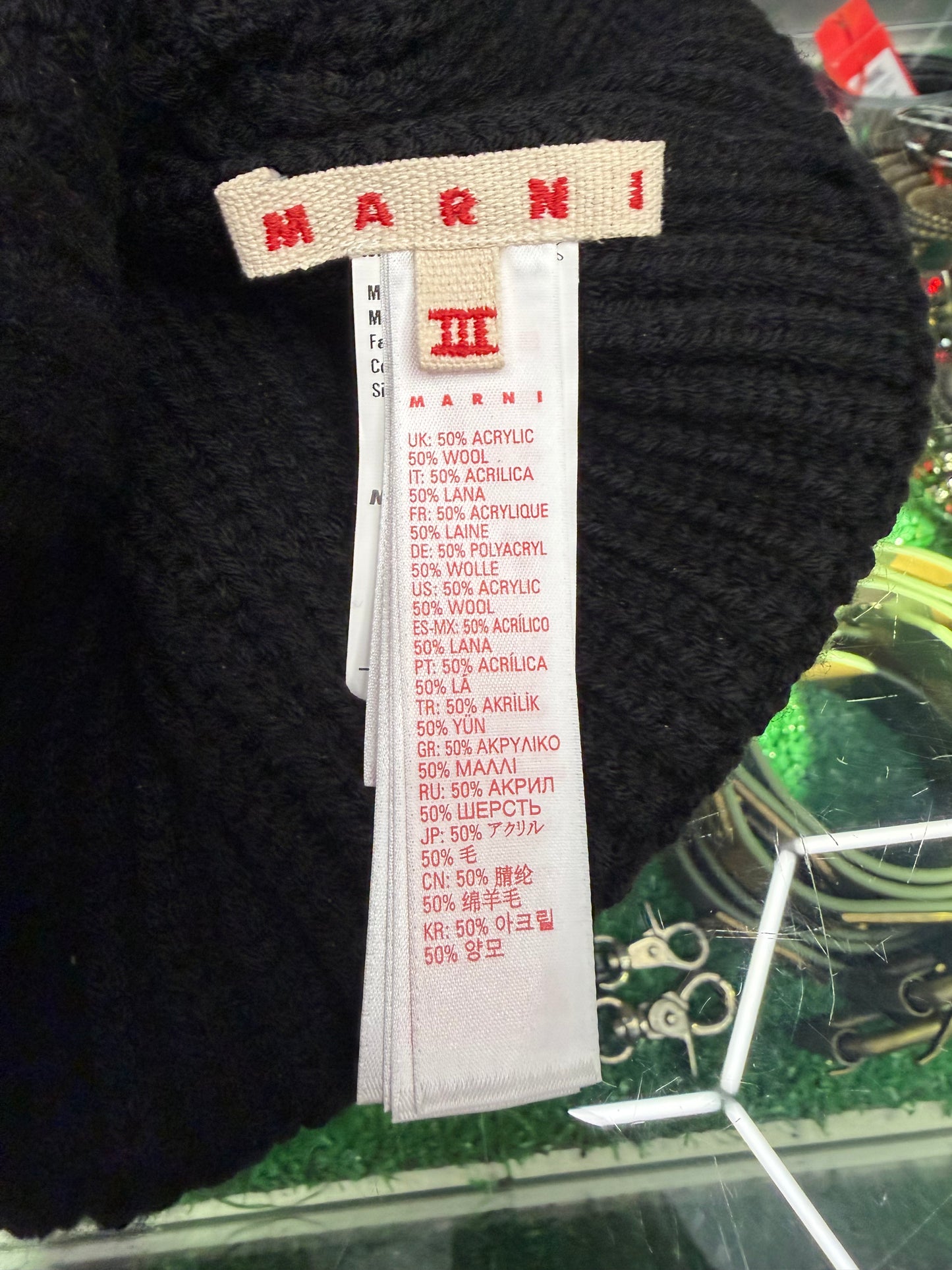 MARNI KNIT BEANIE (PRE-OWNED W/ BOX)