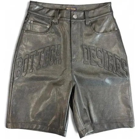 BOTTEGA DESIRES LEATHER SHORTS (BRAND NEW)