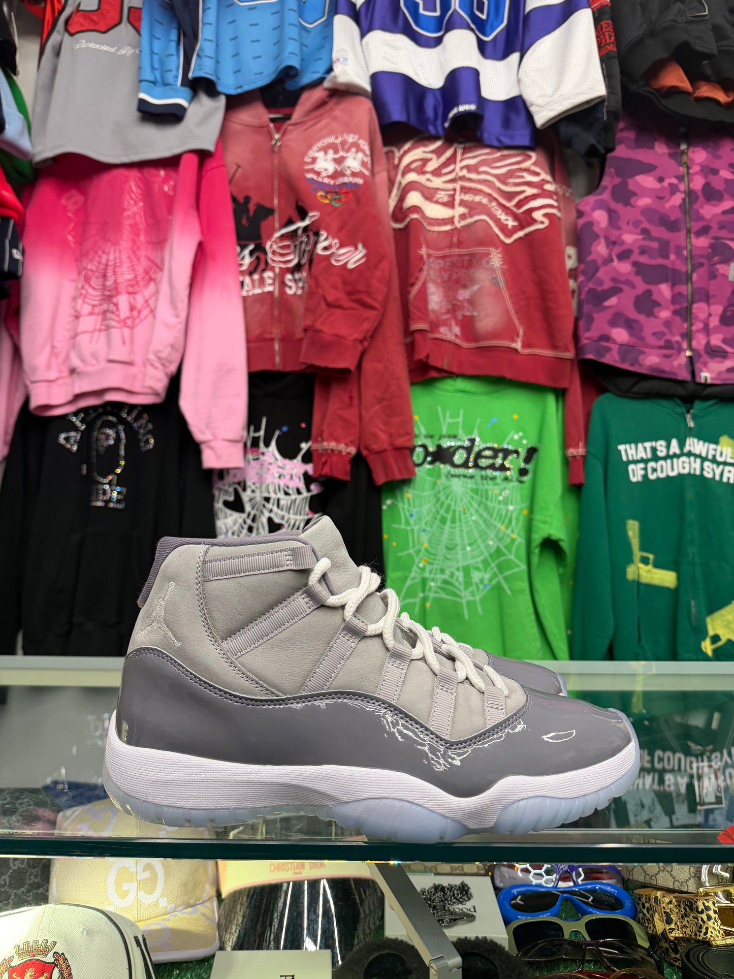 JORDAN 11 COOL GREY (PRE-OWNED W/ BOX)