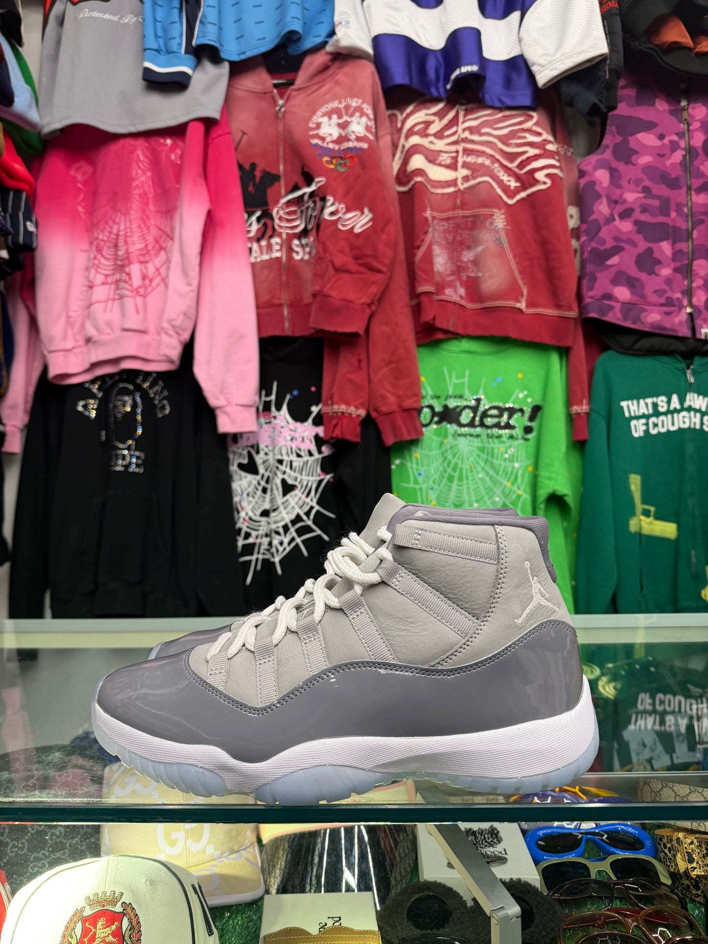 JORDAN 11 COOL GREY (PRE-OWNED W/ BOX)