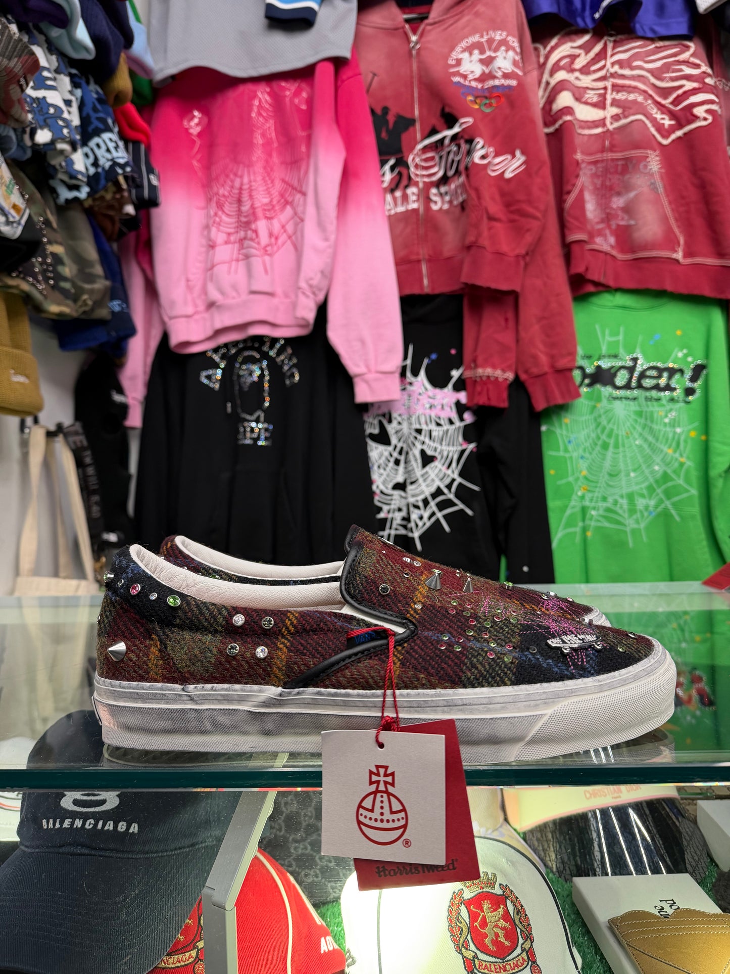 HARRIS TWEED X VANS CLASSIC SLIP ON (BRAND NEW)