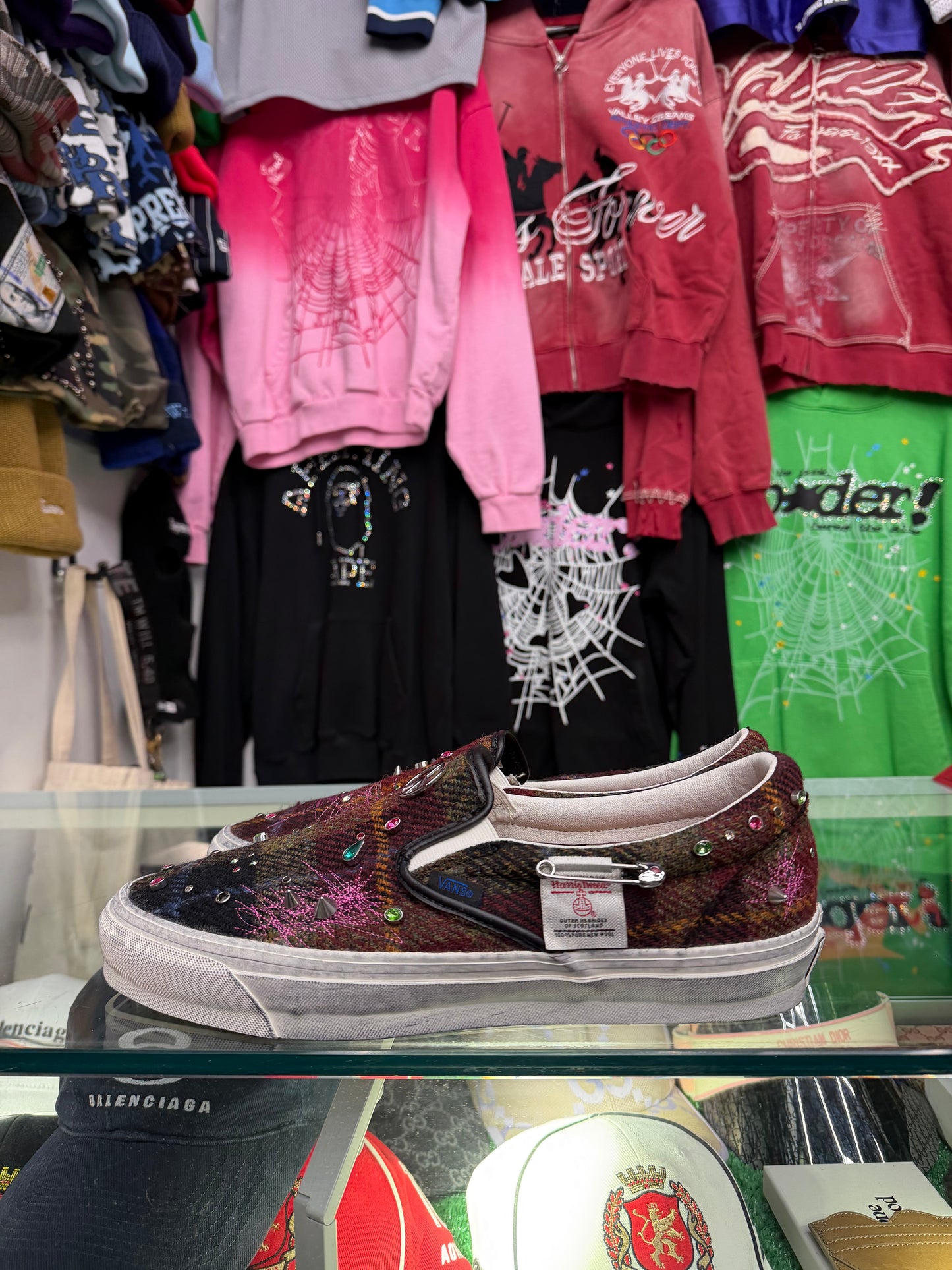 HARRIS TWEED X VANS CLASSIC SLIP ON (BRAND NEW)