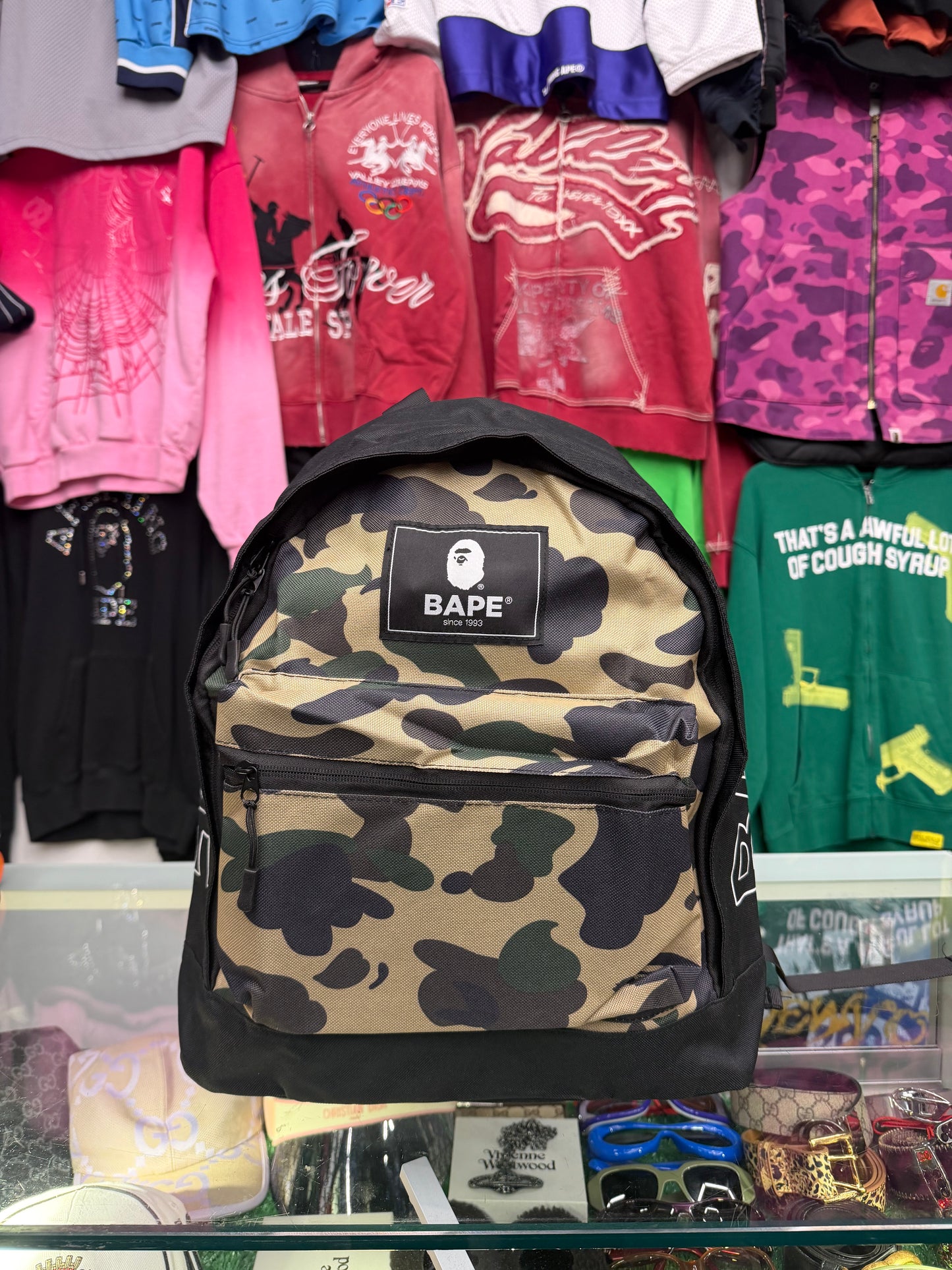 A BATHING APE 2021 SUMMER COLLECTION BACKPACK W/ MAGAZINE (BRAND NEW)