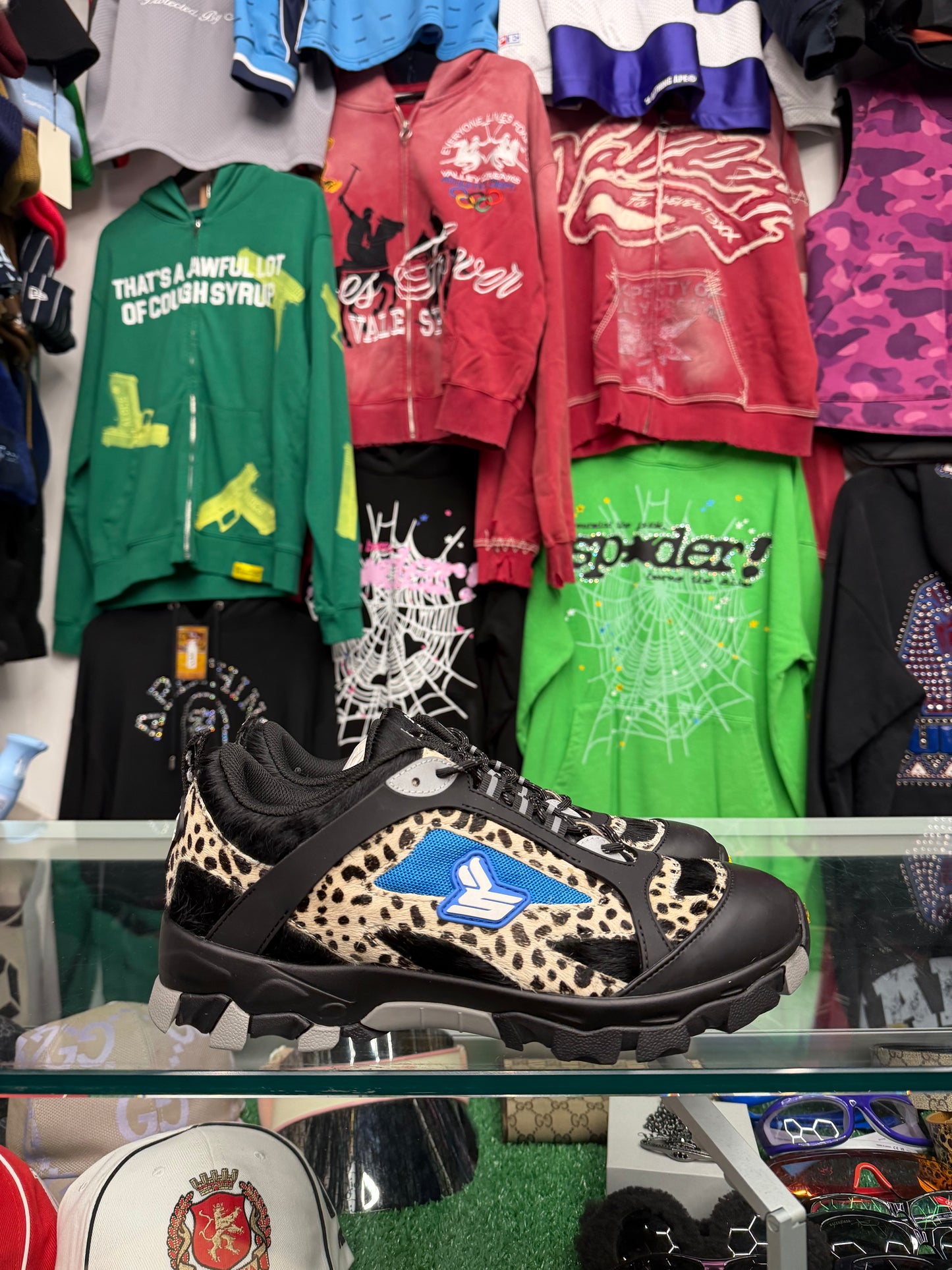 SICKO DIAMOND CHEETAH HIKING SHOE COMPLEX CON EXCLUSIVE (BRAND NEW)