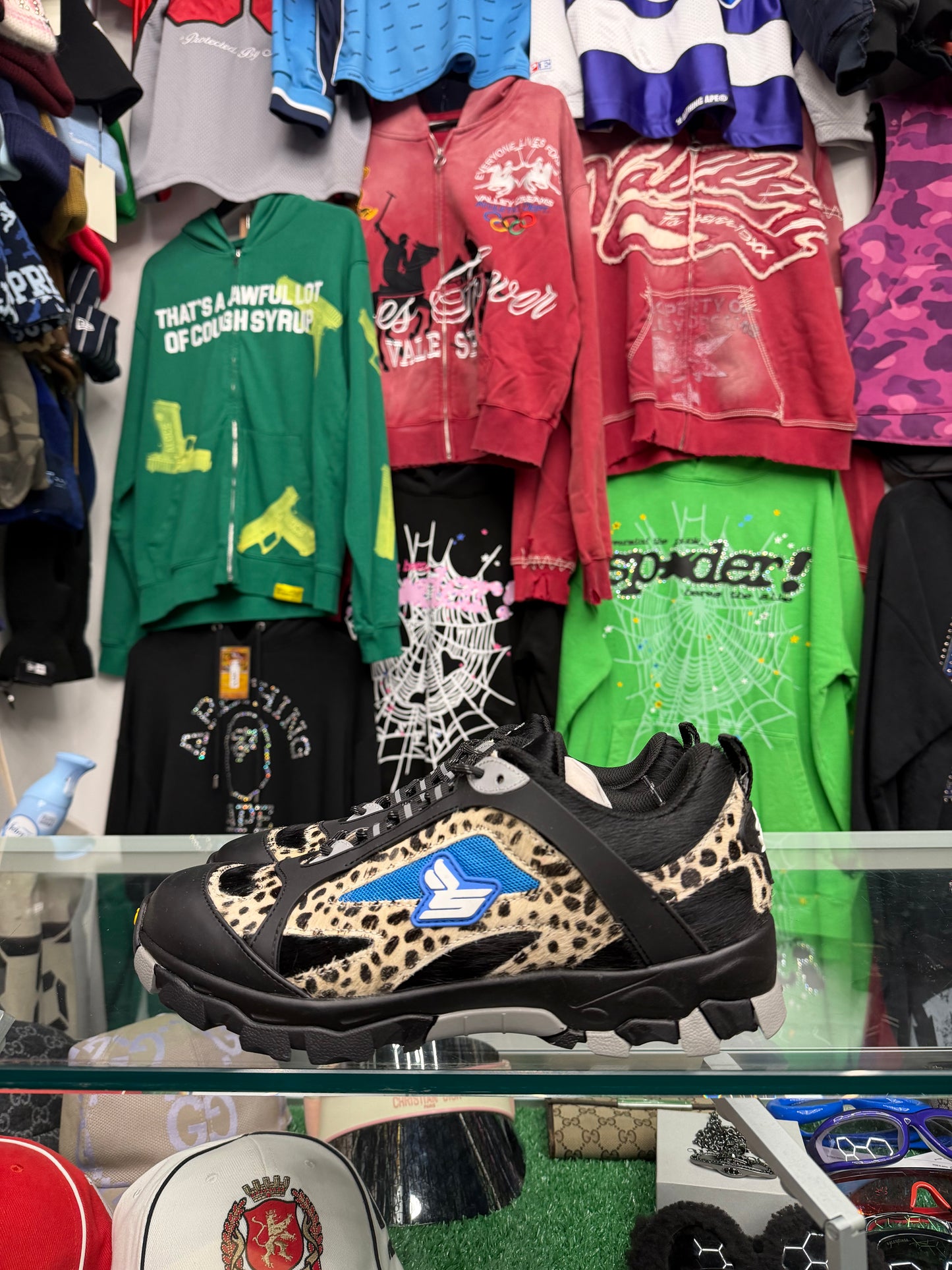SICKO DIAMOND CHEETAH HIKING SHOE COMPLEX CON EXCLUSIVE (BRAND NEW)