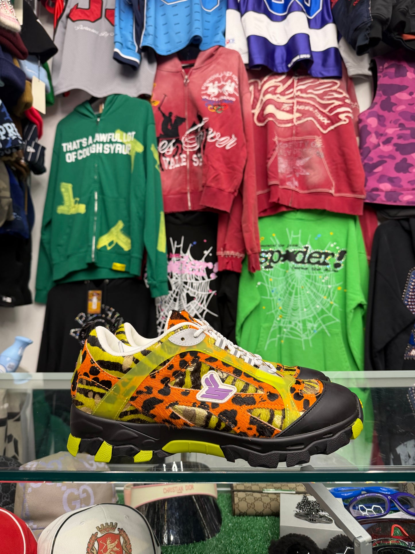 SICKO DIAMOND GREEN TIGER FLIP HIKING SHOE COMPLEX CON EXCLUSIVE (BRAND NEW)