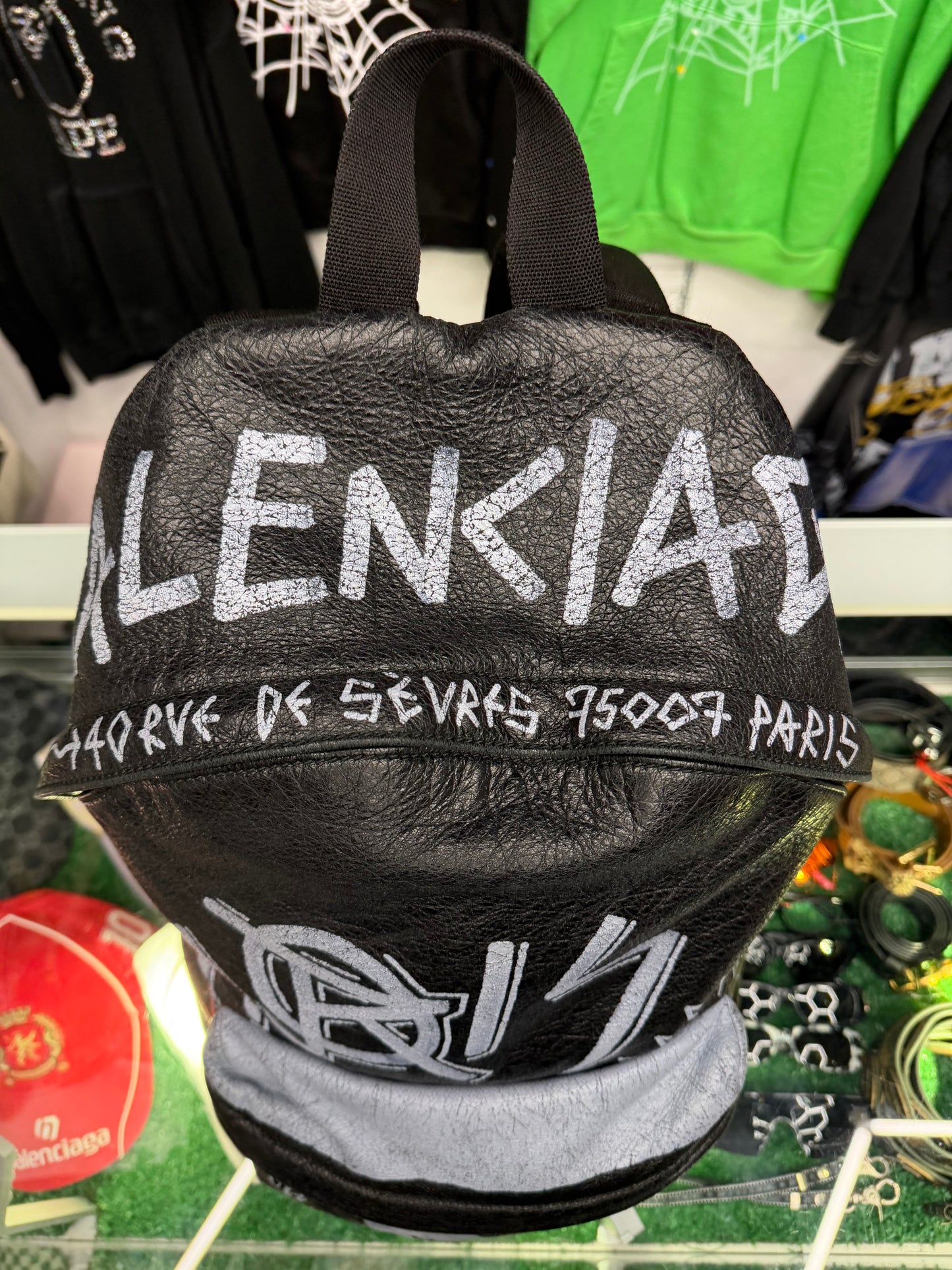 BALENCIAGA GRAFFITI EXPLORER BACKPACK (PRE-OWNED)