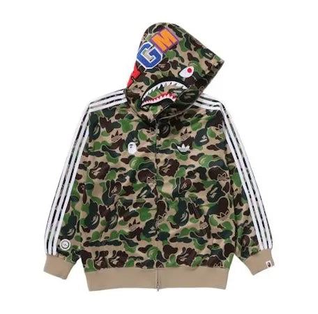 ADIDAS X BAPE RELAXED FIT TRACK JACKET CAMO (BRAND NEW)