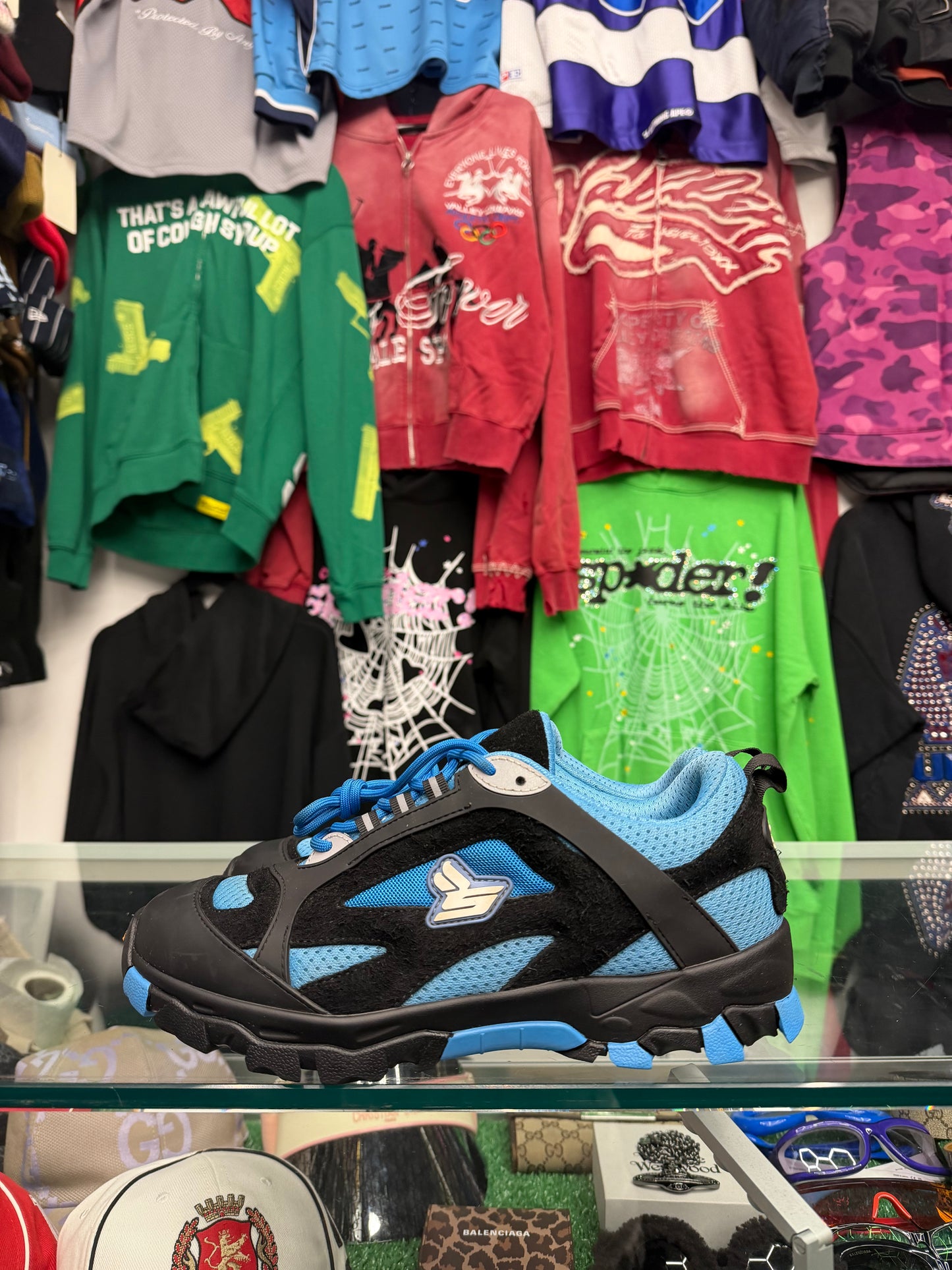 SICKO X VESSEL BLUE HIKING SHOE (PRE-OWNED W/ BOX)