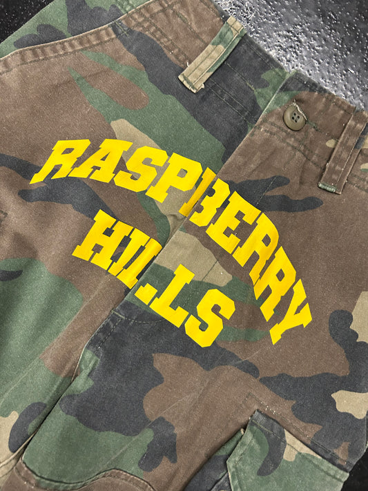 RASPBERRY HILLS CAMO PANTS (BRAND NEW)