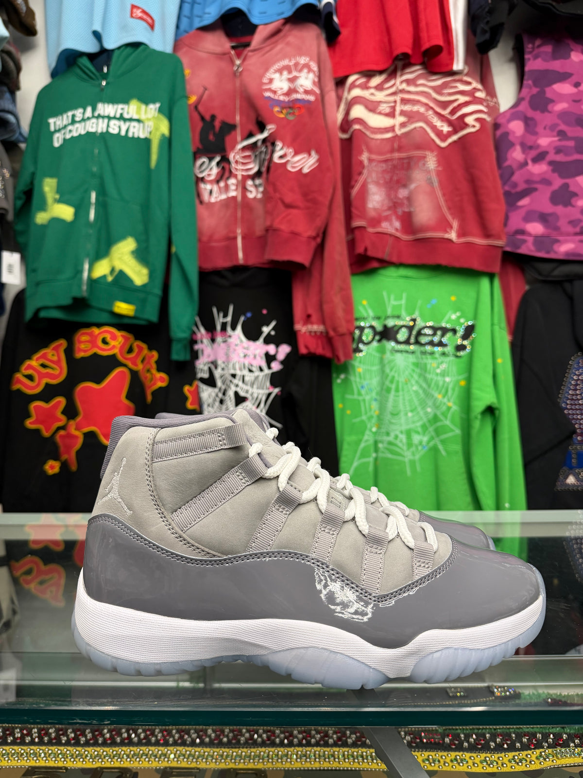 JORDAN 11 COOL GREY (PRE-OWNED W/ BOX)