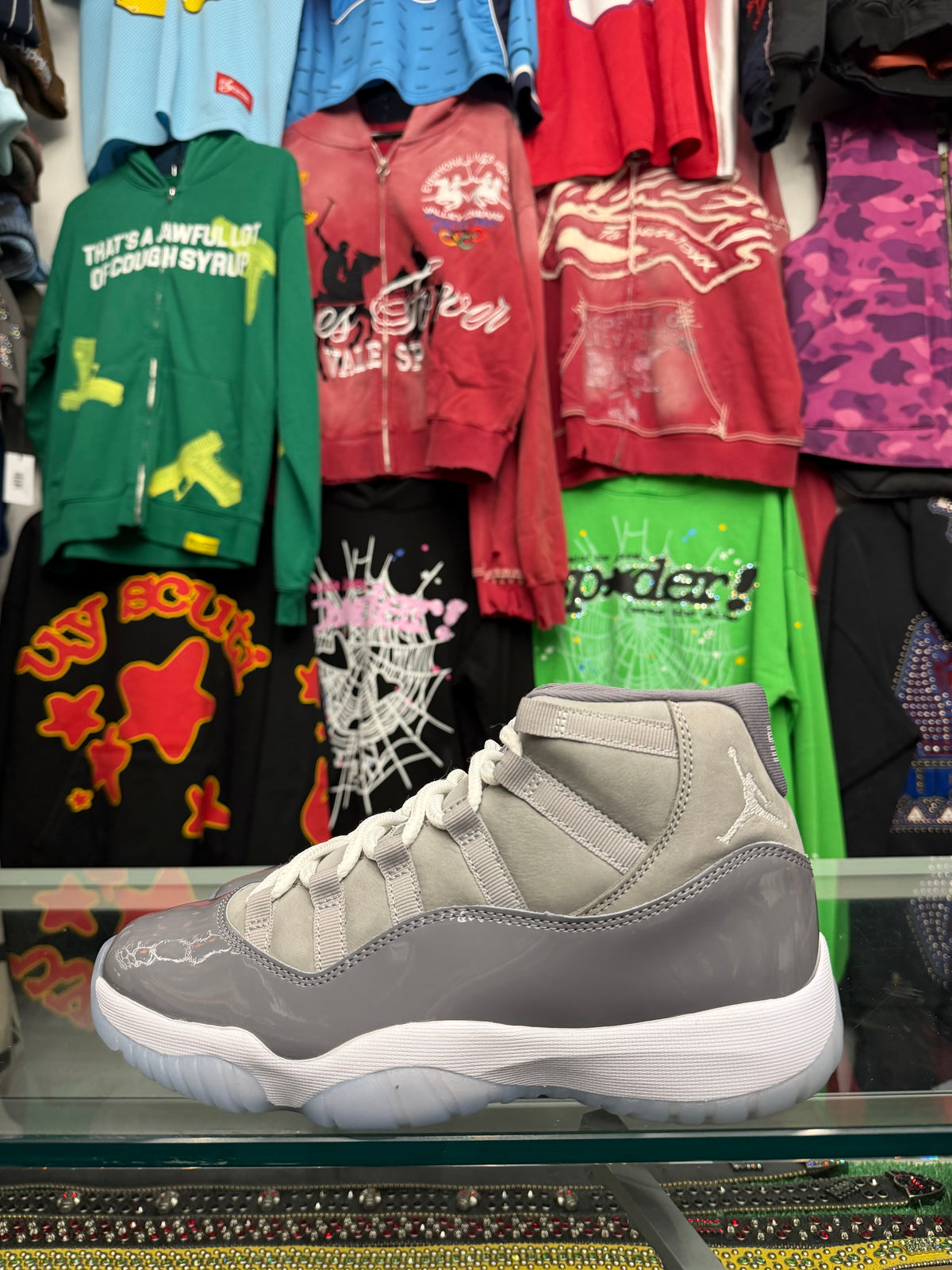 JORDAN 11 COOL GREY (PRE-OWNED W/ BOX)