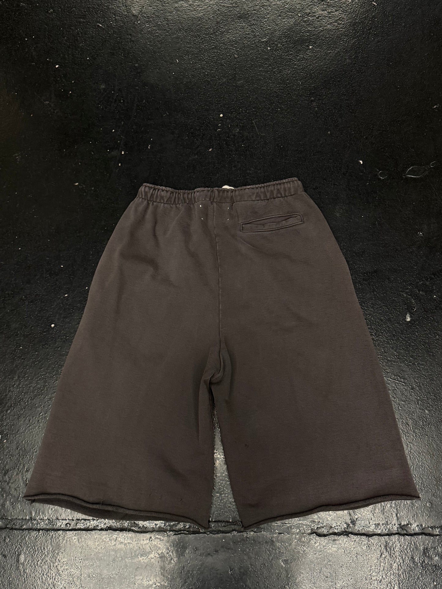SATOSHI NAKAMOTO 3/4 SHORTS (PRE-OWNED) (W/ LEGS CUT OFF)