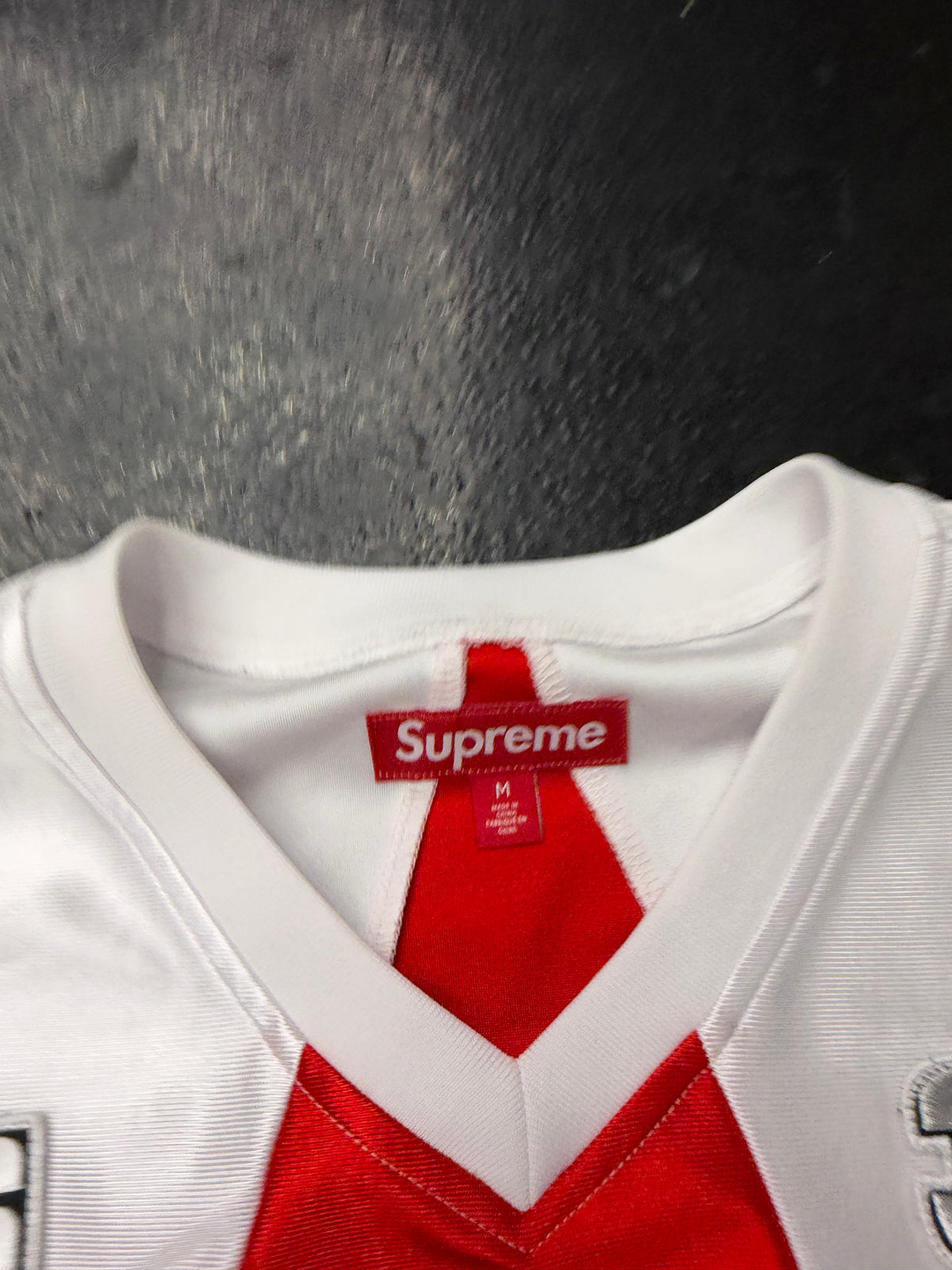 SUPREME STAR FOOTBALL JERSEY WHITE (PRE-OWNED)