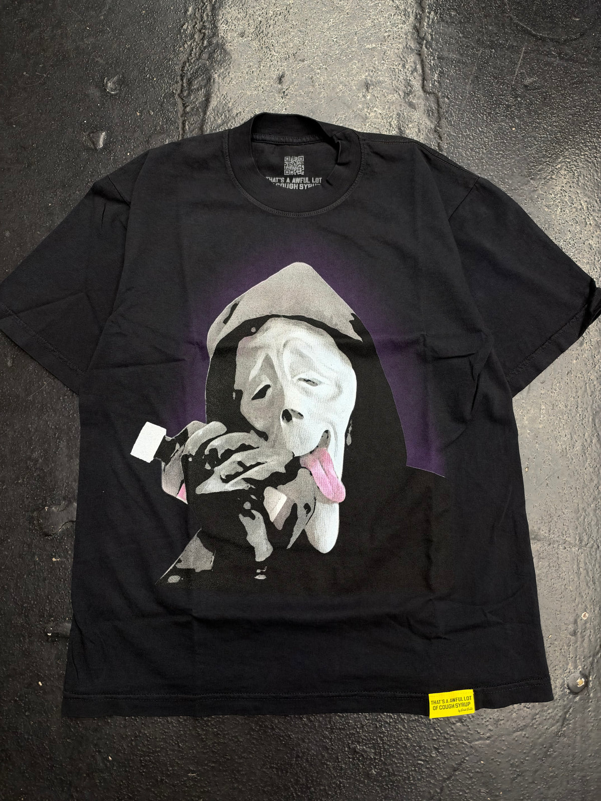 THATS A AWFUL LOT OF COUGH SYRUP ALOCS SCREAM TEE “BLACK” (BRAND NEW)