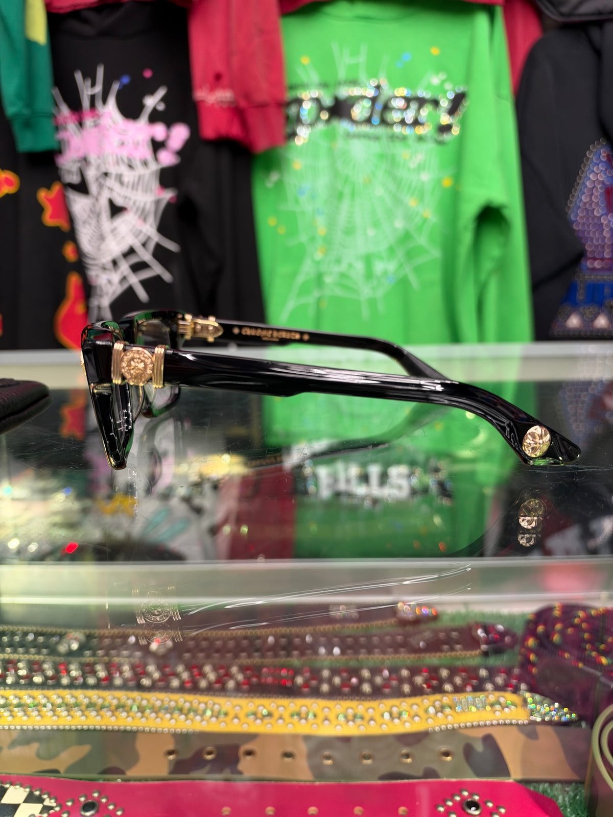 CHROME HEARTS BLACK HALLAMANASS GLASSES (BRAND NEW)