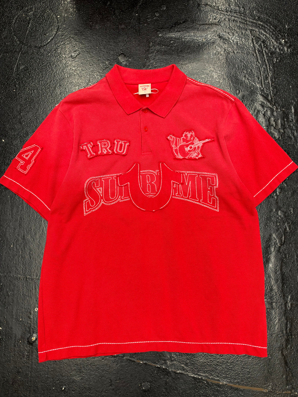 SUPREME X TRUE RELIGION RED POLO (BRAND NEW)