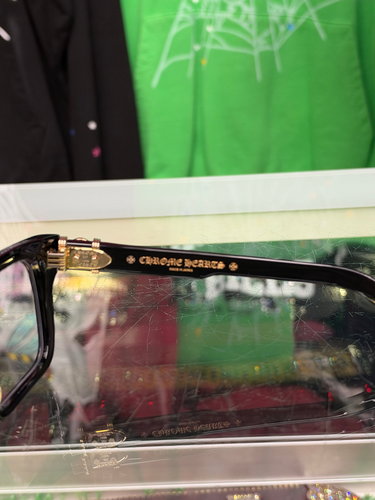 CHROME HEARTS BLACK HALLAMANASS GLASSES (BRAND NEW)